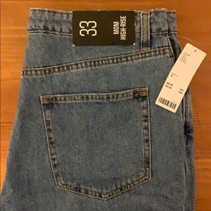 NWT BDG High Rise Mom Jeans